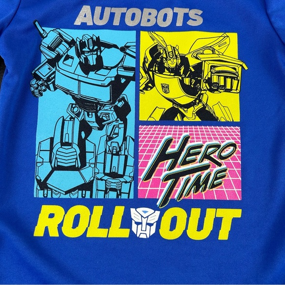 Transformers Autobots Toddler T-Shirt Blue Short Sleeve Kid’s Top Size 3T - Picture 2 of 12